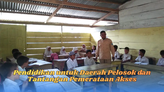 pendidikan untuk daerah pelosok